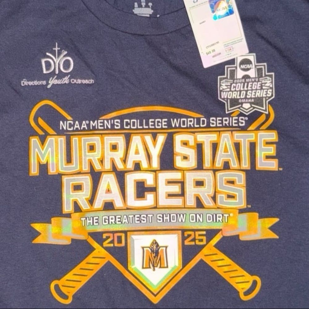 Murray State Racers 2025 NCAA Men’s College World Series Tee - Picture 2 of 4
